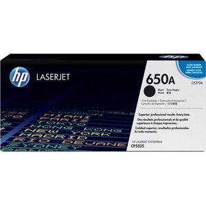 HP - IPG 惠普 HP 650A 原版 激光 碳粉盒 - 黑 - 1 每台 - 激光 - 1 每台